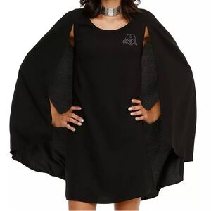 Her Universe Black Long Sleeve Cape Dress